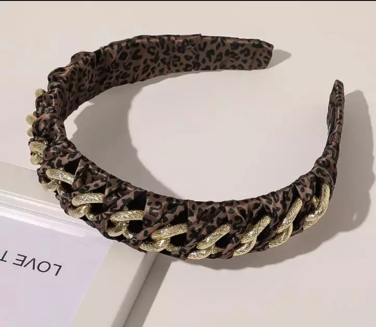 Denim Headbands w/ Gold